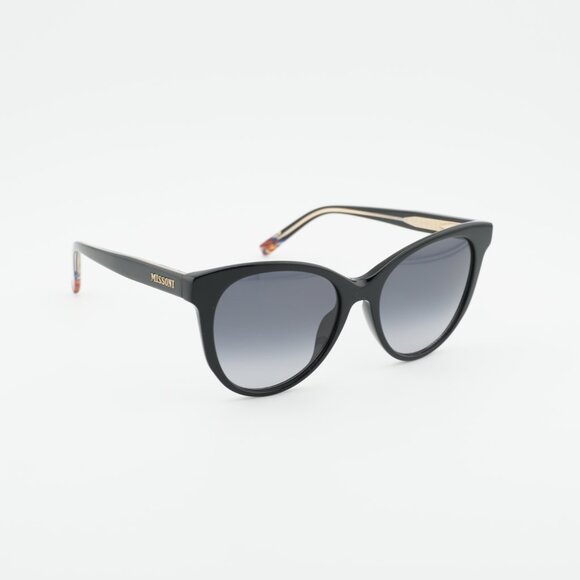 Missoni MIS 0029/S 0807 9O Sunglasses Black Cat Eye Frame, Grey Lenses main image 4